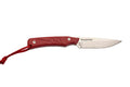 Couteau Wildsteer Troll TRO0104 lame 8,5cm manche tactiprène rouge + étui en Kydex