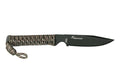 Couteau Wildsteer Wild Tech4 WT43111 lame noire 9cm manche paracorde Désert Camo + étui en POM