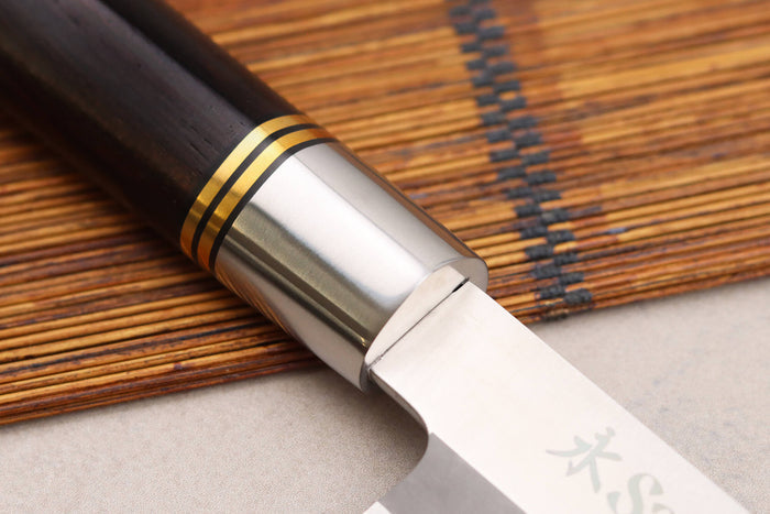 Couteau yanagiba 24cm Sayuto Ebène 7Cr manche en ébène