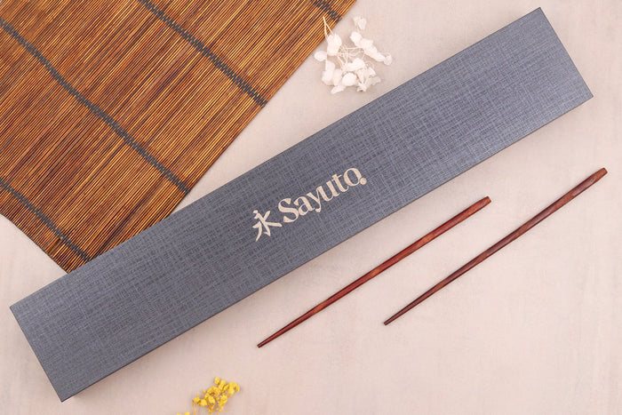 Couteau yanagiba 27cm Sayuto Ebène 7Cr manche en ébène
