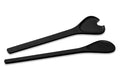 Couverts à salade Continenta Duracore 5365 manche en fibres de bois noir 31,5cm