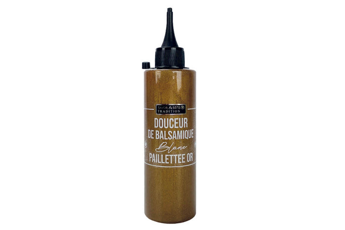 Crème balsamique blanc Savor&Sens pailletée 20cl