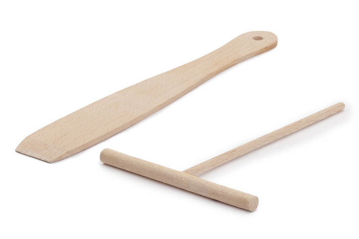 Crêpière Woll Diamond QXR Eco Logic en fonte d'aluminium manche amovible bois 26cm