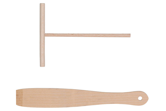Crêpière Woll Diamond QXR Eco Logic en fonte d'aluminium manche amovible bois 26cm