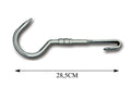 Crochet tournant Fischer Bargoin pour barres de 15mm capacité 150kg