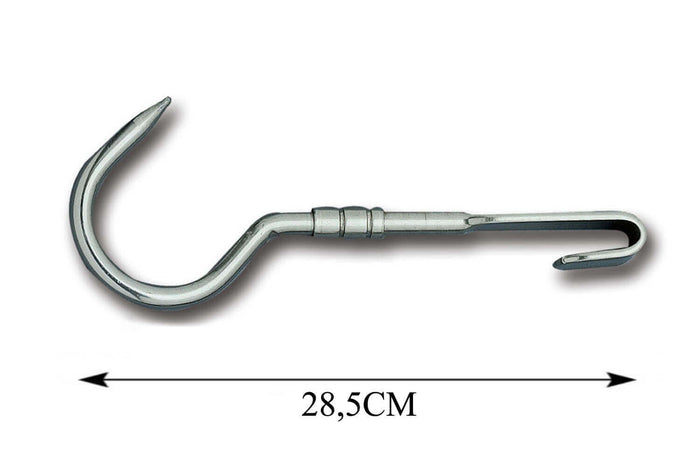 Crochet tournant Fischer Bargoin pour barres de 15mm capacité 150kg