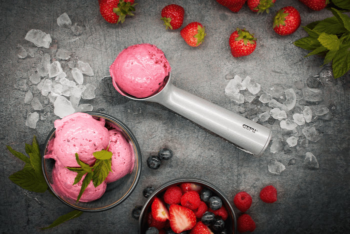 Cuillère à glace Gefu Pallina en aluminium