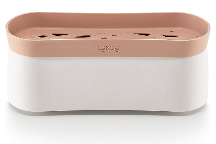 Cuiseur à pâtes rapide Lékué Quick Pasta en silicone platinum