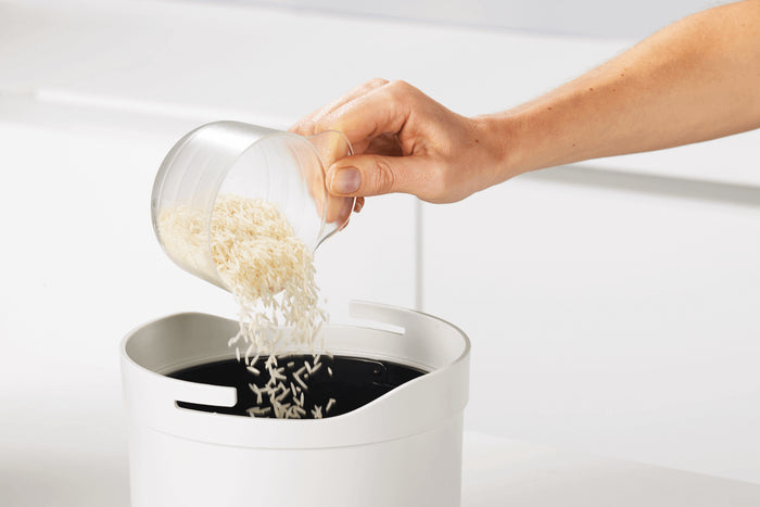 Cuiseur à riz Joseph Joseph M-Cuisine pour micro-ondes blanc