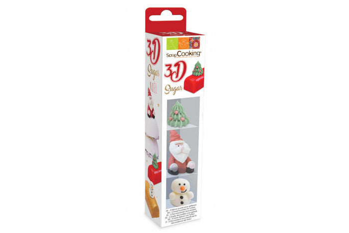 Décorations en sucre 3D Scrapcooking - Noël