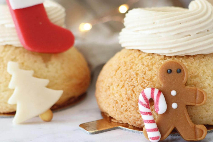 Décors Scrapccoking Sweet Xmas en pâte d'amande