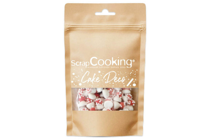 Décors sucrés Scrapcooking Mini champignons 20g