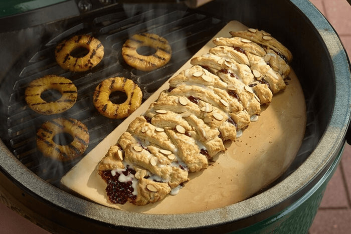 Demi-pierre convEGGtor en céramique pour Big Green Egg Medium