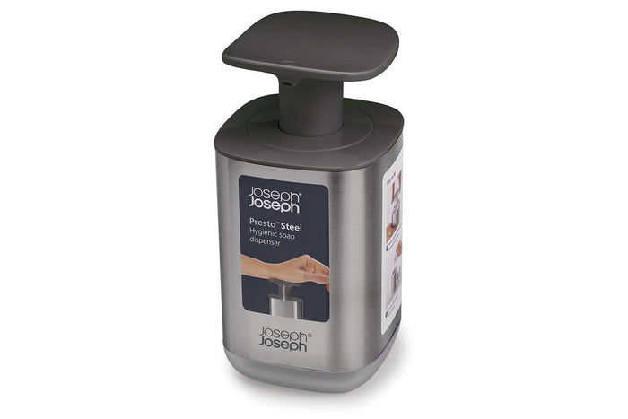 Distributeur de savon Presto Steel en acier inoxydable