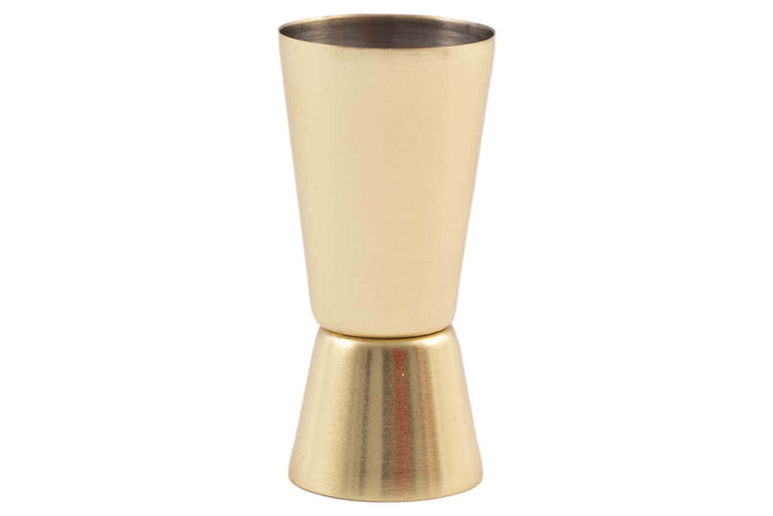Doseur à cocktail Point Virgule 20ml / 50ml en inox revêtement doré