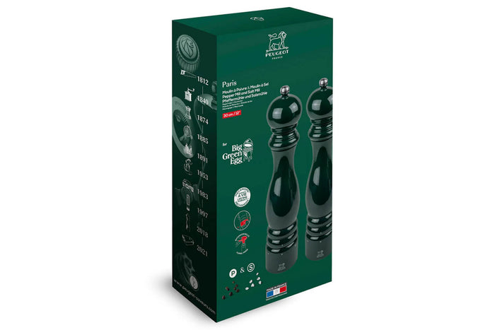 Duo de moulins Peugeot Paris U'Select Big Green Egg sel et poivre 30cm