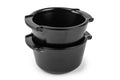 Duo ramequins Peugeot Appolia en céramique noir satin diamètre 11cm