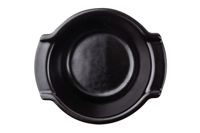 Duo ramequins Peugeot Appolia en céramique noir satin diamètre 11cm