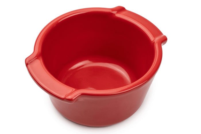 Duo ramequins Peugeot Appolia en céramique rouge diamètre 11cm