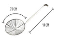 Ecumoire à friture en inox - Diamètre 20cm