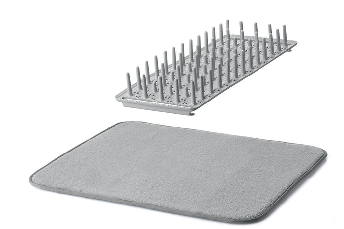 Egouttoir à vaisselle Guzzini Dry & Safe gris multifonction