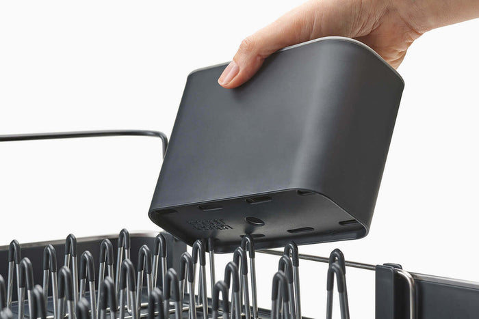 Égouttoir à vaisselle Joseph Joseph Extend Steel en inox extensible gris