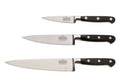 Ensemble de 3 couteaux V. Sabatier : Office 8,5cm + Universel 15cm + Chef 20cm