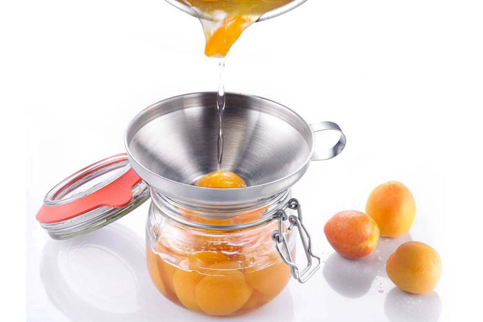 Entonnoir à confiture et conserve Westmark Classic ø13cm en acier inoxydable