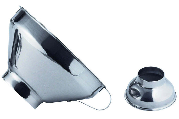 Entonnoir à confiture ø15cm De Buyer en inox à 2 embouts
