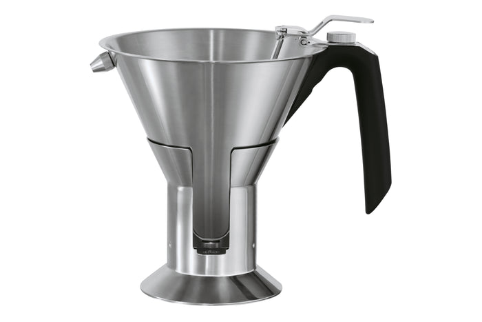 Entonnoir à pâtisserie et sauces Rosle en inox diamètre 19cm avec socle
