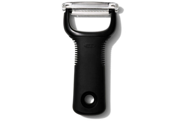 Eplucheur à julienne OXO inox lame crantée manche noir