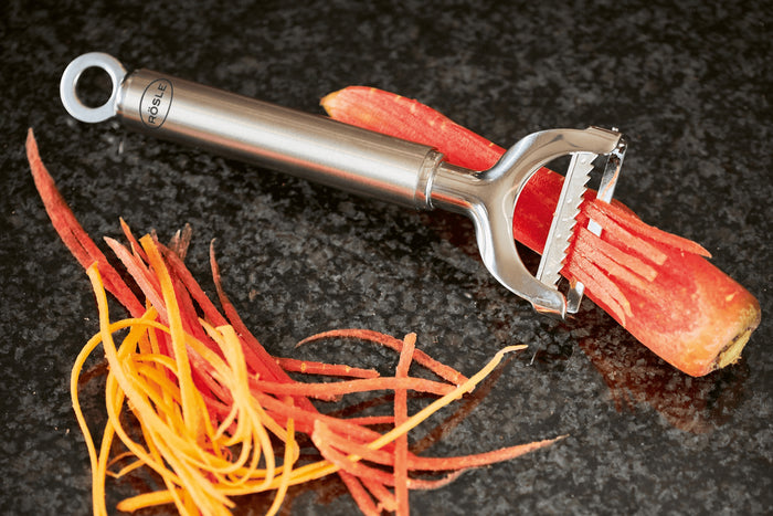 Éplucheur à julienne Rosle manche en inox 10cm