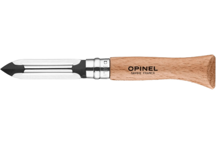 Éplucheur de poche Opinel n°06 lame 6cm manche hêtre