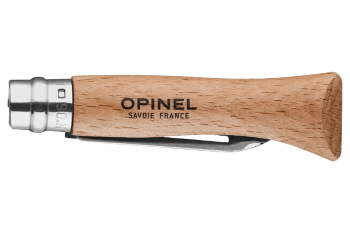 Éplucheur de poche Opinel n°06 lame 6cm manche hêtre