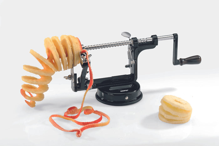 Éplucheur de pommes 3 en 1 Gefu Delicio en aluminium et acier inox