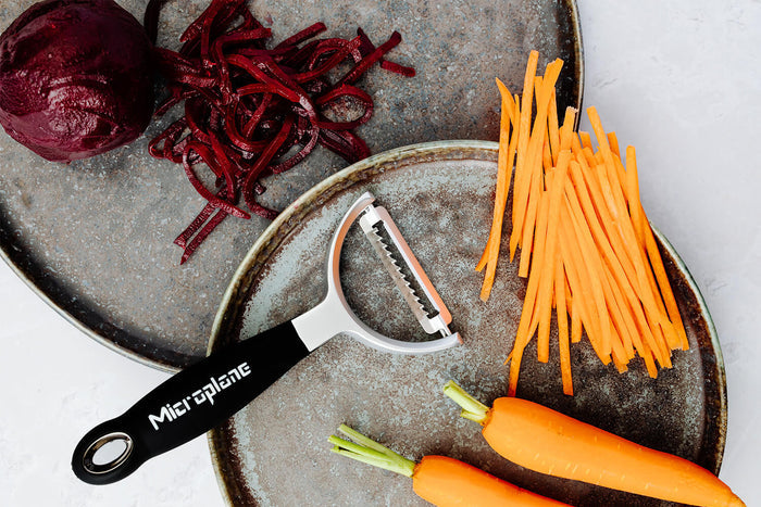 Eplucheur Microplane lame à julienne en acier inoxydable