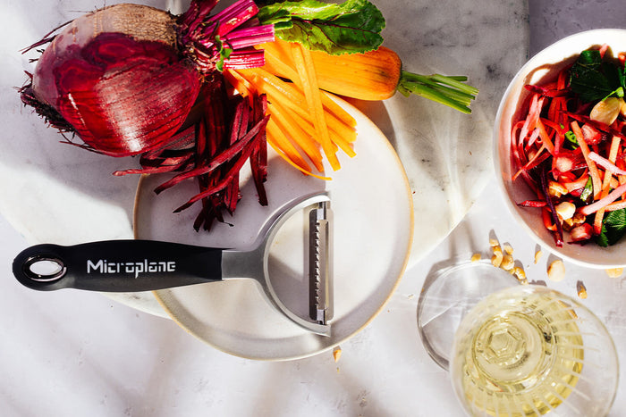 Eplucheur Microplane lame à julienne en acier inoxydable
