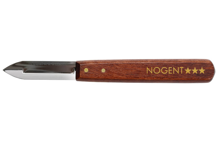 Éplucheur Nogent Classic simple tranchant en charme coloris merisier 16cm pour droitiers