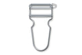 Éplucheur STAR Victorinox tout inox lame dentelée double tranchant