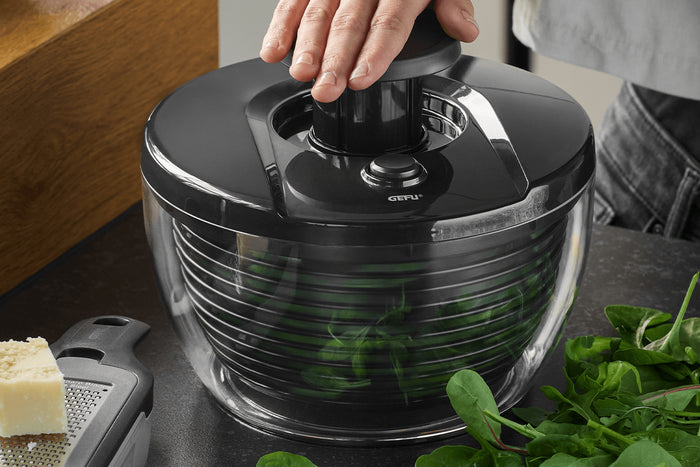Essoreuse à salade et à herbes Gefu PUSH IT 3L