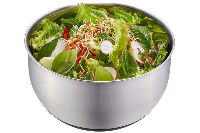 Essoreuse à salade Gefu Pullit en acier inoxydable - 25cm