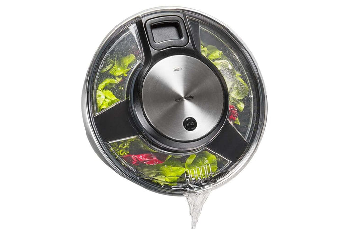Essoreuse à salade Gefu Speedwing acier inox avec cordon