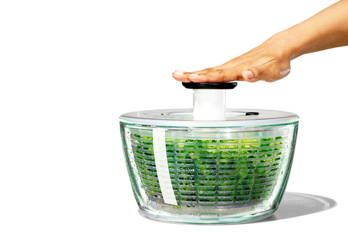 Essoreuse à salade OXO en verre - 26cm