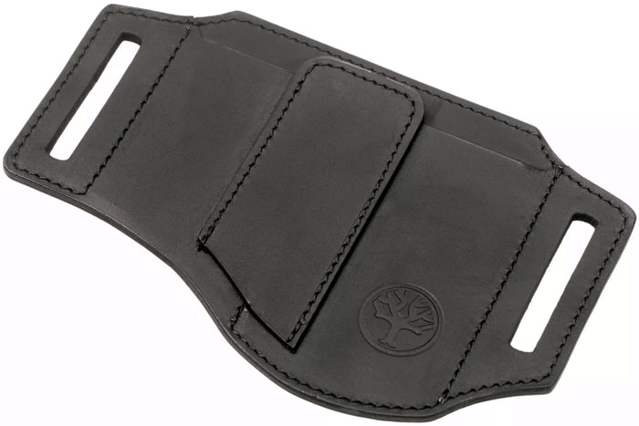 Étui Böker Nubuck Ed-Three 09BO295 en cuir noir 3 compartiments