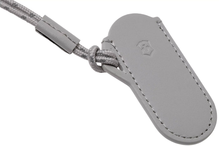 Etui cuir gris Victorinox Mystical Morning pour couteaux suisses 7cm