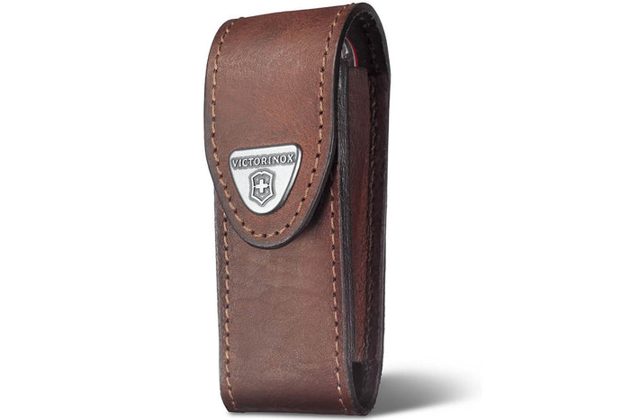 Etui cuir marron Victorinox pour couteaux suisses 11,1cm - A partir de 11 pièces