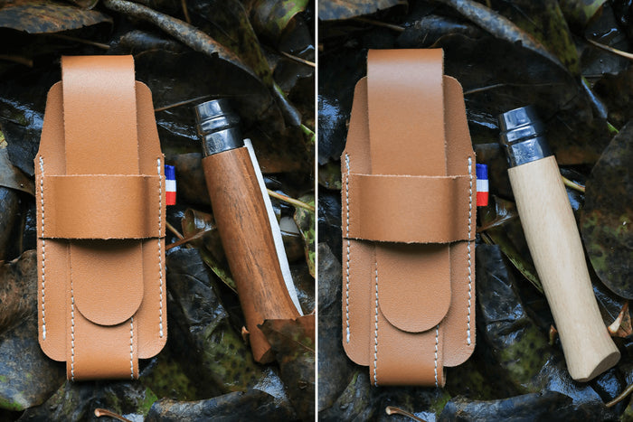 Etui cuir Opinel collection France pour couteaux fermants N°07, N°08, N°09 et Effilé 8