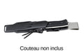 Etui Fallkniven F1XEZCLIP pour couteau F1x en zytel avec clip inox