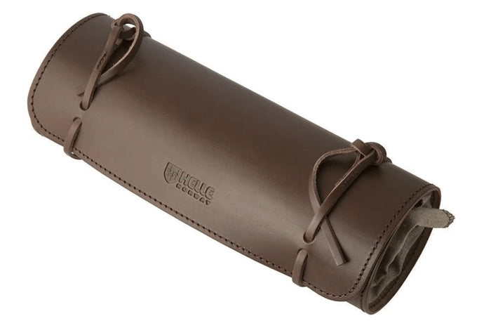 Étui pour 6 couteaux Helle H701 en cuir marron