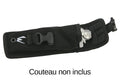 Etui Wildsteer POTAC00 pour couteau W Pocket en nylon Cordura Noire avec fixation MOLLE
